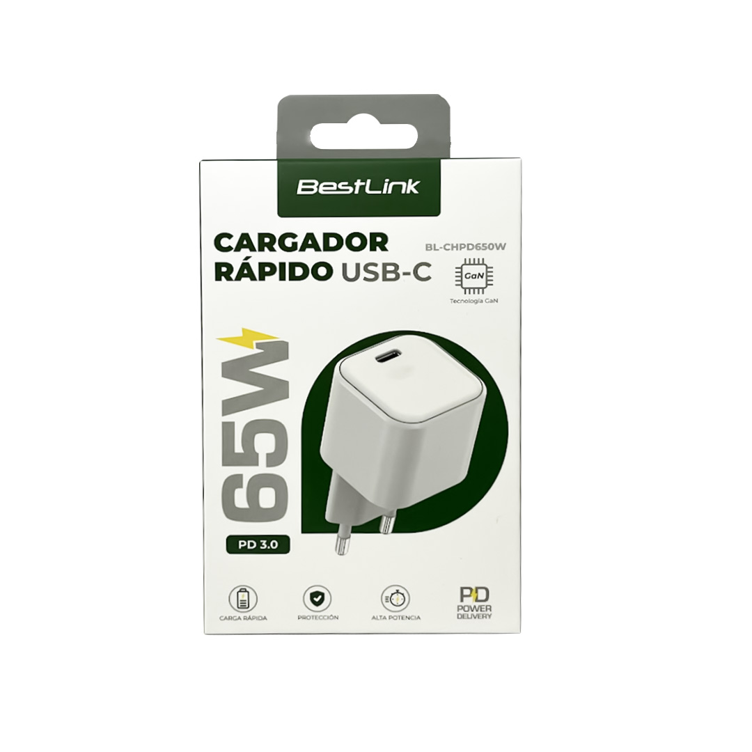 Cargador de Pared Usb-C 65W